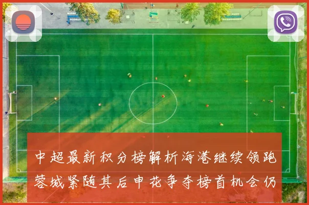 中超最新积分榜解析海港继续领跑蓉城紧随其后申花争夺榜首机会仍在